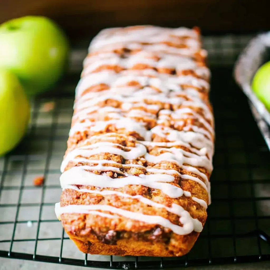 Amish Apple Fritter Bread Recipe Amish Apple Fritter Bread Amish Apple Fritter Bread Recipe amish apple fritter bread loaf on cooling rack