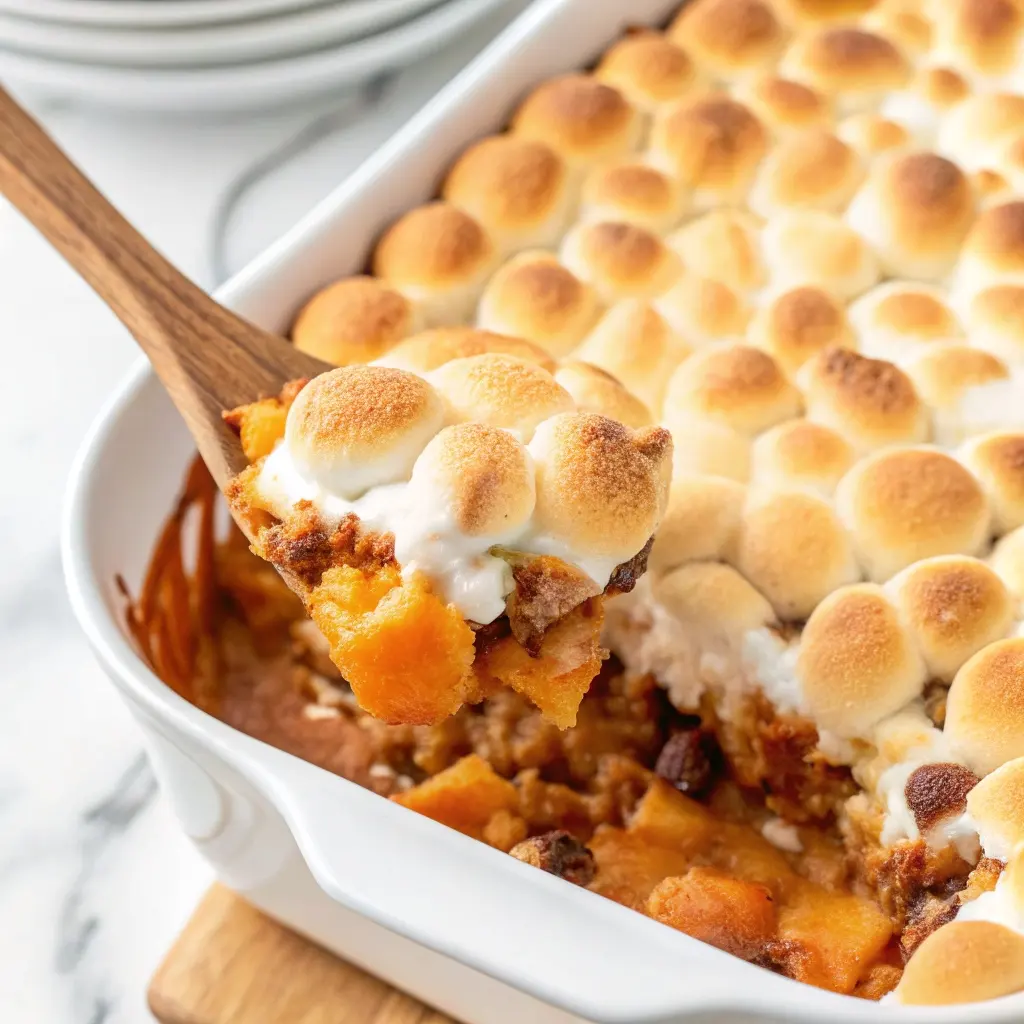Sweet Potato Casserole with Marshmallows: Cozy, Classic, and Irresistible Sweet Potato Casserole with Marshmallows Sweet Potato Casserole with Marshmallows: Cozy, Classic, and Irresistible sweet potato casserole with marshmallows scoop